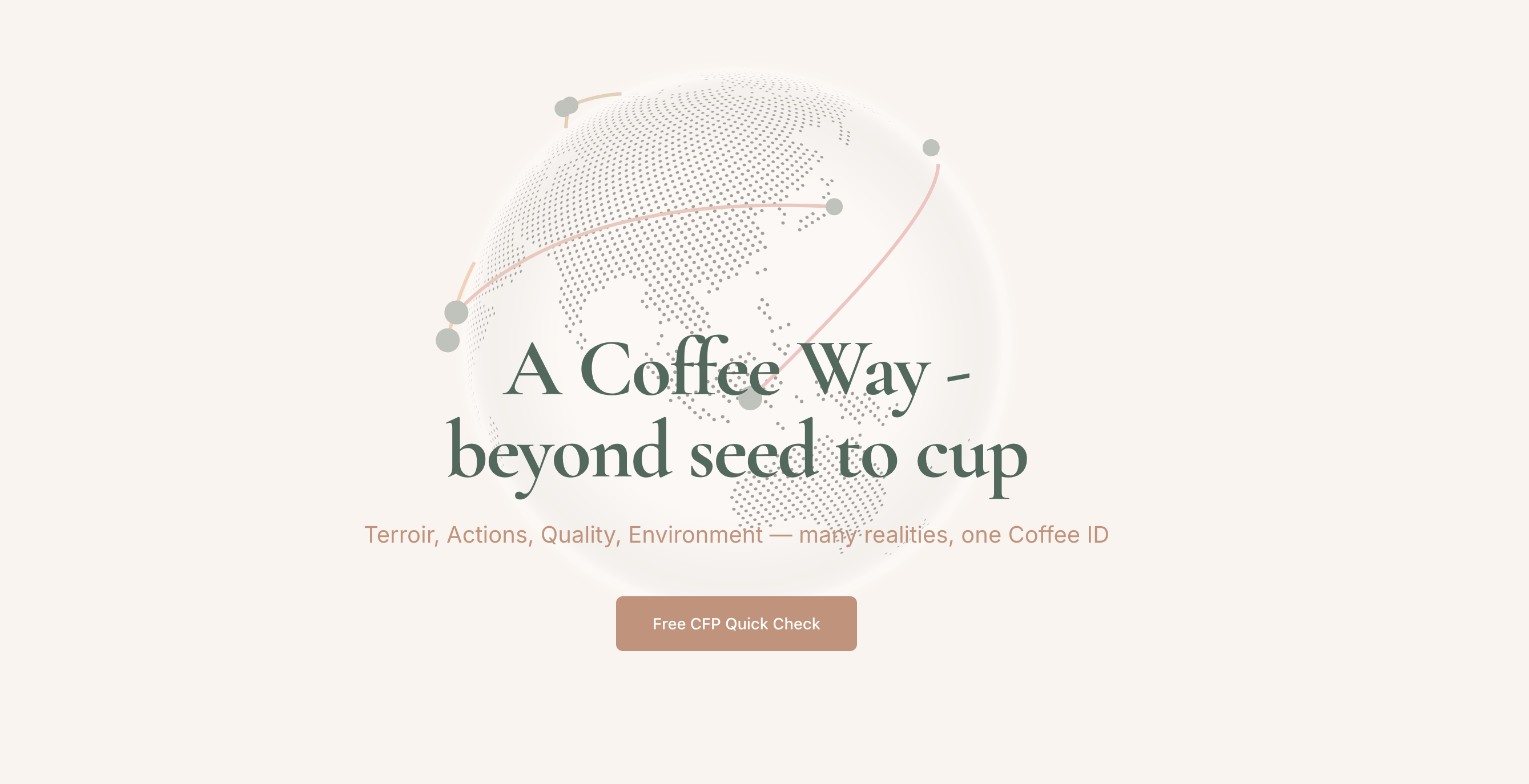 A Coffee Way - beyond seed to cup